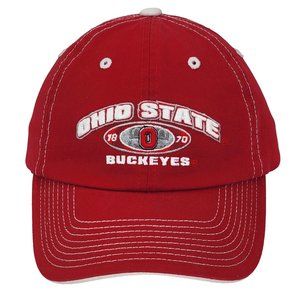 Ohio State Buckeyes Football Hat Baseball Cap Adjustable Red - Top of the World‎